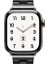 Apple Watch 7 45MM Zore KRD-125 Metal Kordon Strap Kayış-Siyah 2