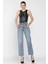 Kadın Kesik Paça Mom Jean Kot Pantolon P-00016348 1