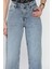 Kadın Kesik Paça Mom Jean Kot Pantolon P-00016348 3