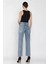 Kadın Kesik Paça Mom Jean Kot Pantolon P-00016348 4