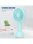 Taşınabilir Mini Fan 3 Hız 1200MAH USB Şarj Edilebilir Mavi (Yurt Dışından) 3