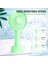 Taşınabilir Mini Fan 3 Hız 1200MAH USB Şarj Edilebilir Yeşil (Yurt Dışından) 3