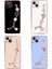 Apple iPhone 15 Plus Kılıf El Tutamaçlı Kamera Korumalı Ardx Taka Silikon Kapak-Beyaz 2