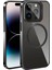 Apple iPhone 15 Pro Max Kılıf Magsafe Wireless Şarj Özellikli Standlı Ardx Klon Kapak-Siyah 1