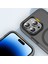 Apple iPhone 14 Pro Max Kılıf Mat Arka Yüzey Wireless Şarj Özellikli Ardx Locik Kapak-Derin Mor 3
