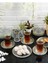 18 Parça Gold Yaldızlı Çay Seti Takımı - Pasta Tabağı, Çay Bardağı, Çay Tabağı 2