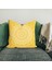 yellow Bohemian Mandala Çift Taraflı Kırlent Kılıfı 2 Adet 3