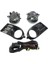 Ön Tampon Sis Farları Sis Lambası Kapağı Ampul ile H11 Anahtarı Tel Çerçeve Suzuki Swift 2006 2007 2008 2009 2010 (Yurt Dışından) 1
