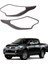 Araba Far Çerçeve Başkanı Aydınlatma Koruması Trim Için Mitsubishi Triton / L200 2015-2018 Siyah Aksesuarlar (Yurt Dışından) 2