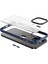 Apple iPhone 13 Pro Max Kılıf Wireless Şarj Özellikli Ardx Hibrit Magsafe Kapak-Mavi Açık 3