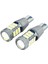 2 Adet Araba LED Ampul Dönüş Sinyali 3030 27SMD T15 Geri Vites Lambası Kod Çözücü Fren Lambası Araba Yedek Ampulü Işık Arka Lambası Siyah ve Beyaz (Yurt Dışından) 3