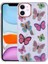 Apple iPhone 11 Kılıf Desenli Simli Sert Ardx Inka Kapak-No5 1