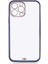 Apple iPhone 12 Pro Max Kılıf Ardx Voit Clear Kapak-Lacivert 1