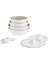 Swiss Crystal Almond Cream Easy Clip 7 Parça Indüksiyon Tabanlı Tencere Seti 1