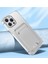 Apple iPhone 11 Pro Max Kılıf Kartlıklı Şeffaf Ardx Setra Clear Silikon Kapak-Renksiz 3