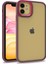 Apple iPhone 11 Uyumlu Ardx Flora Kapak-Kırmızı 1