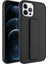Apple iPhone 12 Pro Max Kılıf Ardx Qstand Kapak-Siyah 1
