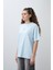Kız Çocuk Taşlı Kurdale Nakışlı Tshirt 2
