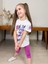 Life Çiçek Baskılı Kaprili Kız Çocuk Takım Fuşya - 7-8 Yaş 2