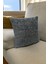 Bohem 4'lü Dekoratif Yastık Kılıfı Kırlent Kılıfı 45 x 45 cm Gri Otantik Desen 3