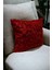 Bohem Dekoratif Yastık Kılıfı Kırlent Kılıfı 43 x 43 cm Bordo Etnik Dsn 2