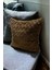 Bohem 4'lü Dekoratif Yastık Kılıfı Kırlent Kılıfı 43 x 43 cm Kahverengi Zikzak Dsn 2