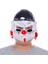 Lateks Şapkalı Gözlüklü Beyaz Maske 1