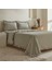 Pure Ruffle %100 Pamuk King Size Nevresim Takımı Adaçayı 1