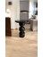 Wood Wooden Ahşap Karpuz Model Tekli Mantar Yan Sehpa Modern Siyah Renk Fiskos 1