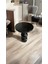 Wood Wooden Ahşap Karpuz Model Tekli Mantar Yan Sehpa Modern Siyah Renk Fiskos 2