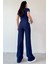 TKM-13264 Siyah Gömlek Detay Crop Bluz Yüksek Bel Pantolon Ikili Takım 3