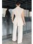 Kadın Bel Kuşaklı Yelek Pantolon Ikili Takım P-00016294 3