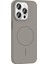 Apple iPhone 15 Pro Max Kılıf Magsafe Şarj Özellikli Ardx Ruby Silikon Kapak - Gri 5