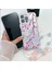 Apple iPhone 13 / 14 Uyumlu Kılıf 3D Hologramlı Sakura Çiçek Desenli Kamera Korumalı Kapak / Kılıf 4