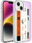 Apple iPhone 14 Plus Uyumlu Airbag Kenarlı Renkli Desenli Silikon Ardx Elegans Kapak-No8 3