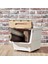 Bambu Görünümlü Tekerlekli Organizer - 12 lt 4