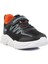 Siyah Turuncu Cırtlı Fileli Hafif Erkek Çocuk Spor Ayakkabı 2320 F 1