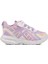 Beyaz Lila Cırtlı Fileli Hafif Kız Çocuk Spor Ayakkabı F 3