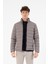 Fermuarlı Slim Fit Şişme Erkek Mont 1