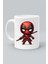 Deadpool Karakter Süper Kahraman Baskılı Beyaz Kupa Bardak 1
