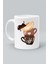 Coffee Is Life Kahve Hayattır Baskılı Klasik Beyaz Kupa Bardak 1