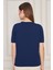 Kadın Bisiklet Yaka Kısa Kollu Triko Bluz Basic Bluz 25222 4