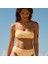 Tropical Tile Asymmetric Bra Kadın Sarı Bikini Üstü 5