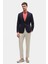 Ds Damat Slim Fit Lacivert Örme Kumaş Ceket 4