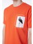Bisiklet Yaka Göğsü Baskılı %100 Pamuk Oversize Erkek T-Shirt 2
