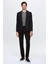 Slim Fit Siyah Armürlü Uçan Blazer Kumaş Ceket 4