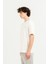 Bisiklet Yaka Baskılı %100 Pamuk Oversize Erkek T-Shirt 4