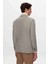 Ds Damat Slim Fit Gri Armürlü Kumaş Ceket 4