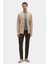 Ds Damat Slim Fit Bej Diyagonel Kumaş Ceket 4