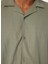Apaj Yaka Kısa Kollu Örme Slim Fit Erkek Gömlek 3